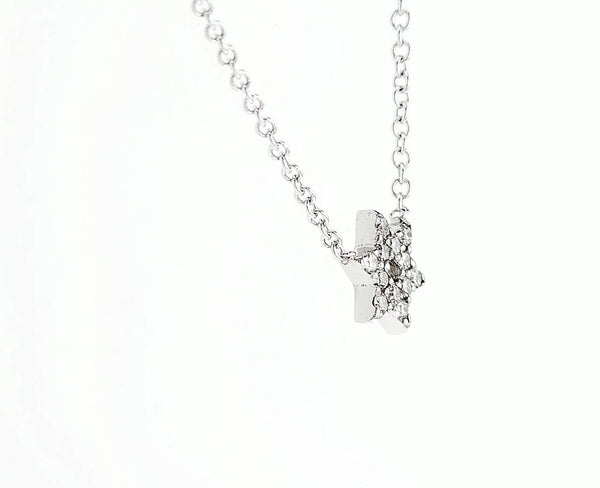 Mini Star of David Pavé Necklace