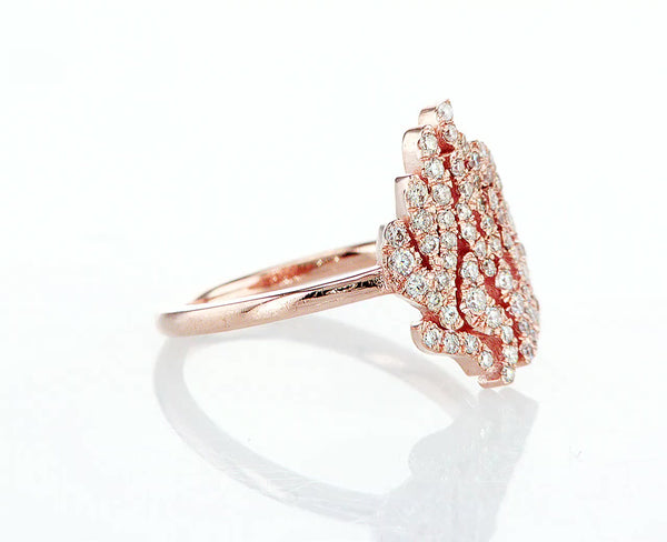 Fire Flame Nahman Diamond Ring