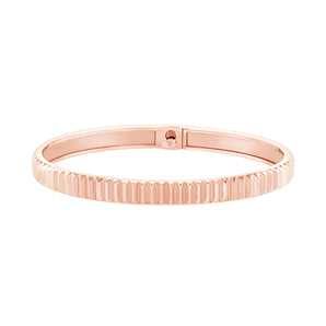 Light Crease Minimal Bangle