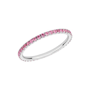 Pink Sapphire Band