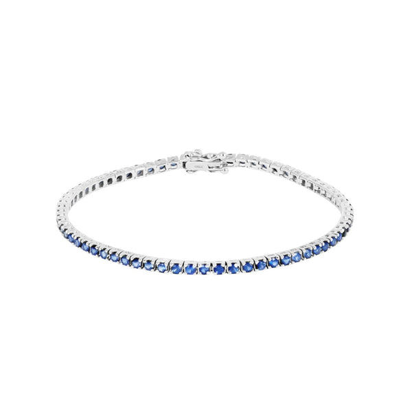 Blue Saphir Tennis Bracelet