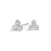 3 small round diamonds earrings