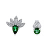 Green Emerald Lifts Diamond Earrings