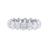 Oval Cut Eternity Band