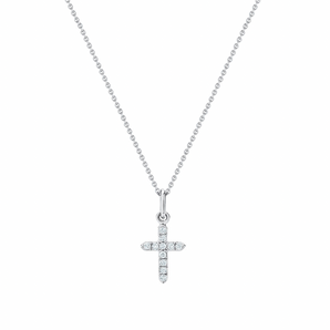 Cross Pavé Necklace