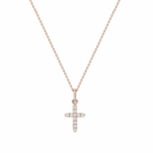 Cross Pavé Necklace