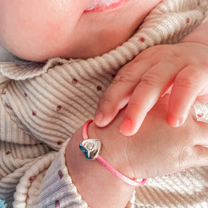 Diamond inside Heart Bracelet