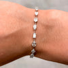 Mix Shape Diamond Tennis Bracelet