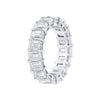 Emerald Cut Eternity Band