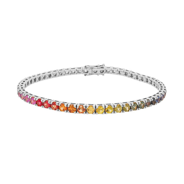 Degrade Rainbow Tennis Bracelet