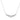 Oval Cut Diamond Line Necklace