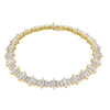 Asymetric Marquise Cut Diamond Choker