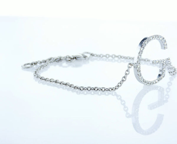 Letter Diamond Bracelet