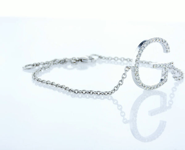 Letter Diamond Bracelet