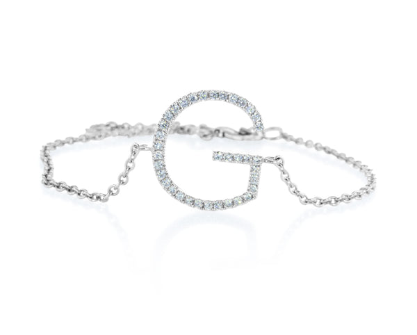 Letter Diamond Bracelet