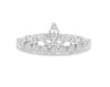 Crown diamond ring