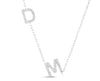 Double Initial Diamond Necklace