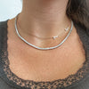 Double Initial Diamond Necklace