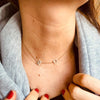 Double Initial Diamond Necklace