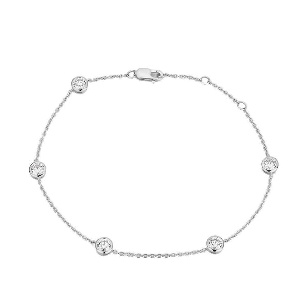 Diamond Bezel Bracelet