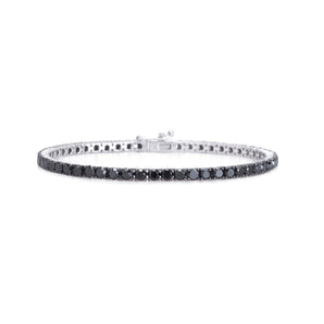 Black Diamond Tennis Bracelet