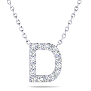 Diamond Letter Necklace