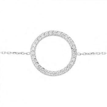 Circle Diamond Pavé bracelet