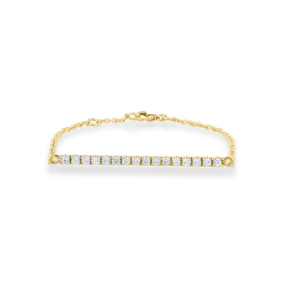 Diamond line bracelet