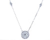 Mixed Shape Round Diamond Necklace