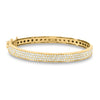 3 Row pavé diamond bangle