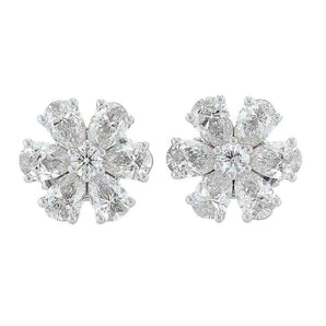 Mix shape diamond flower