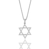 Star of David Pavé Necklace