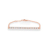 Diamond line bracelet