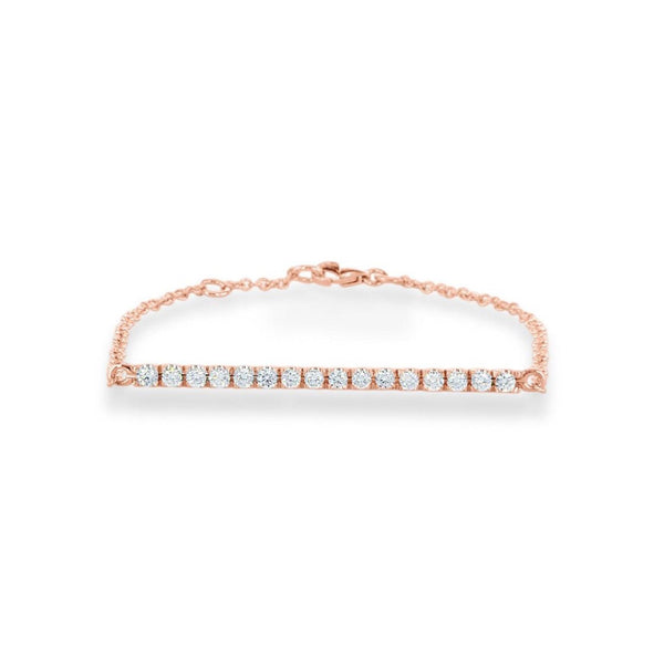 Diamond line bracelet