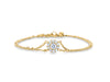 Circular Diamond Halo Bracelet