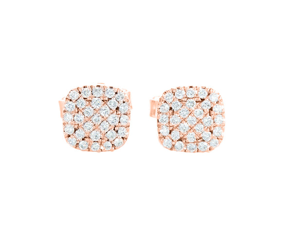 Square Pavé Earrings