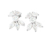 Pears, Marquises & Rounds Cut Diamonds Earrings