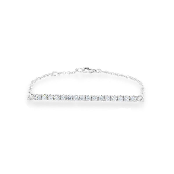 Diamond line bracelet